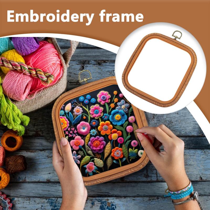 Embroidery Frame - Stickrahmen, großer Stickrahmen, quadratischer Stickrahmen, rundes