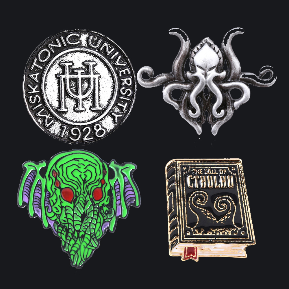 Embroidery University - Antike Cthulhu Pins Brosche Retro H.P.
