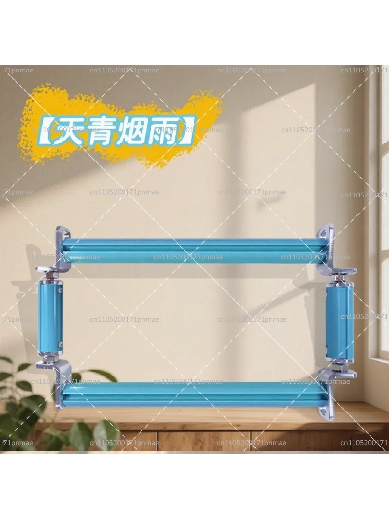 Embroidery Frame - Aluminium-Legierung Kreuzstichrahmen mit 8cm Seitenstange, Stoffnähwerkzeug
