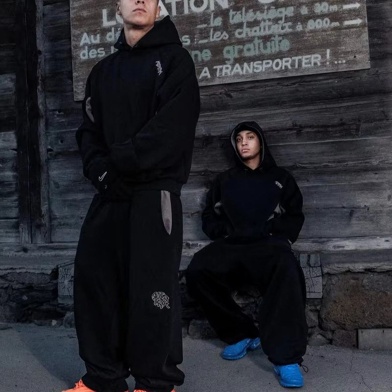 Embroidery Knit - Herbst-Winter Herren Y2K Streetwear Vintage Color-Block