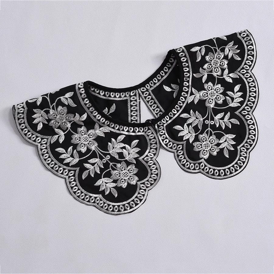 Embroidery On Black Shirt - Neuer europäischer Stil Stehkragen-Aufnäher für Kleidung