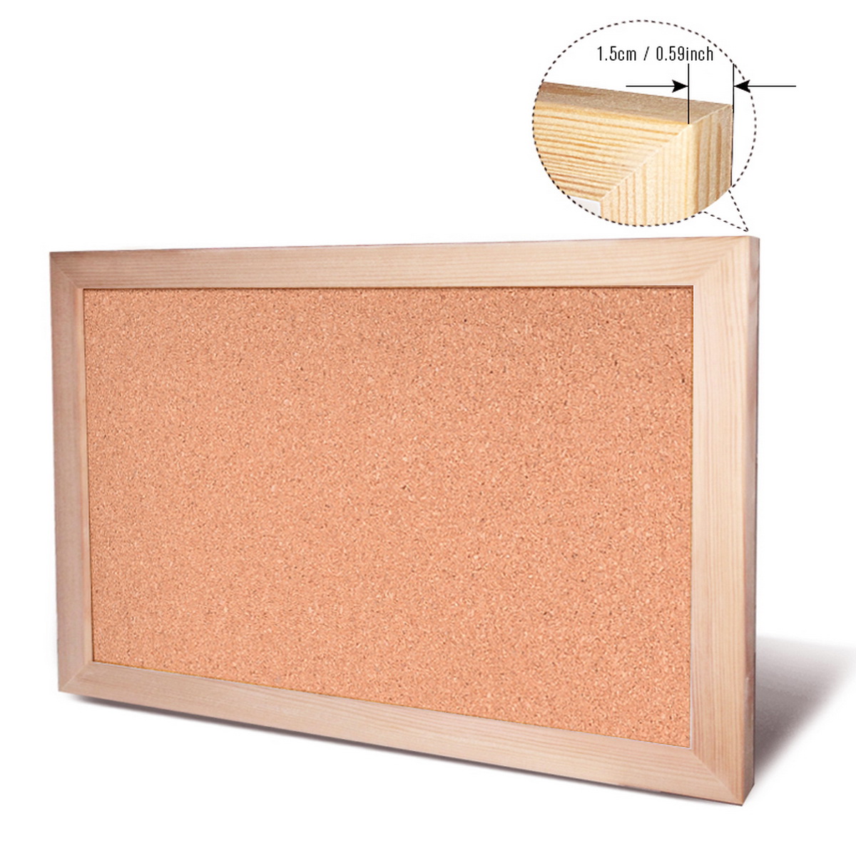 Vintage-Nachrichtentafel mit R – Frame Display Wood Bewertung und Preis
