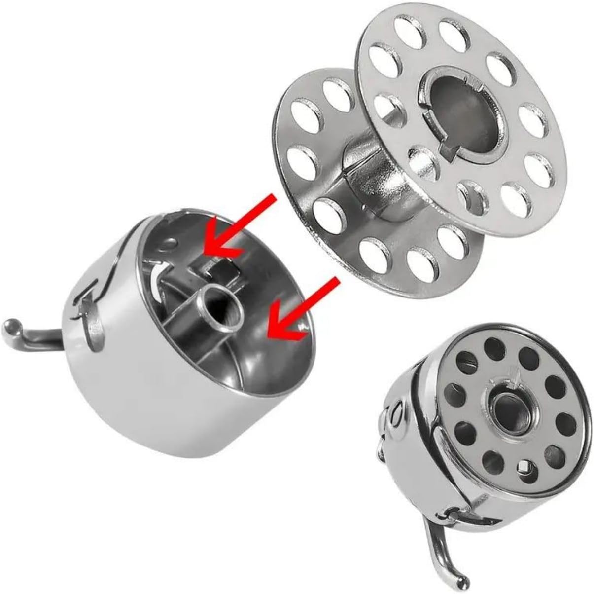 2 Spulenkästen und 8 Metallspu – Embroidery Generator Bewertung und Preis