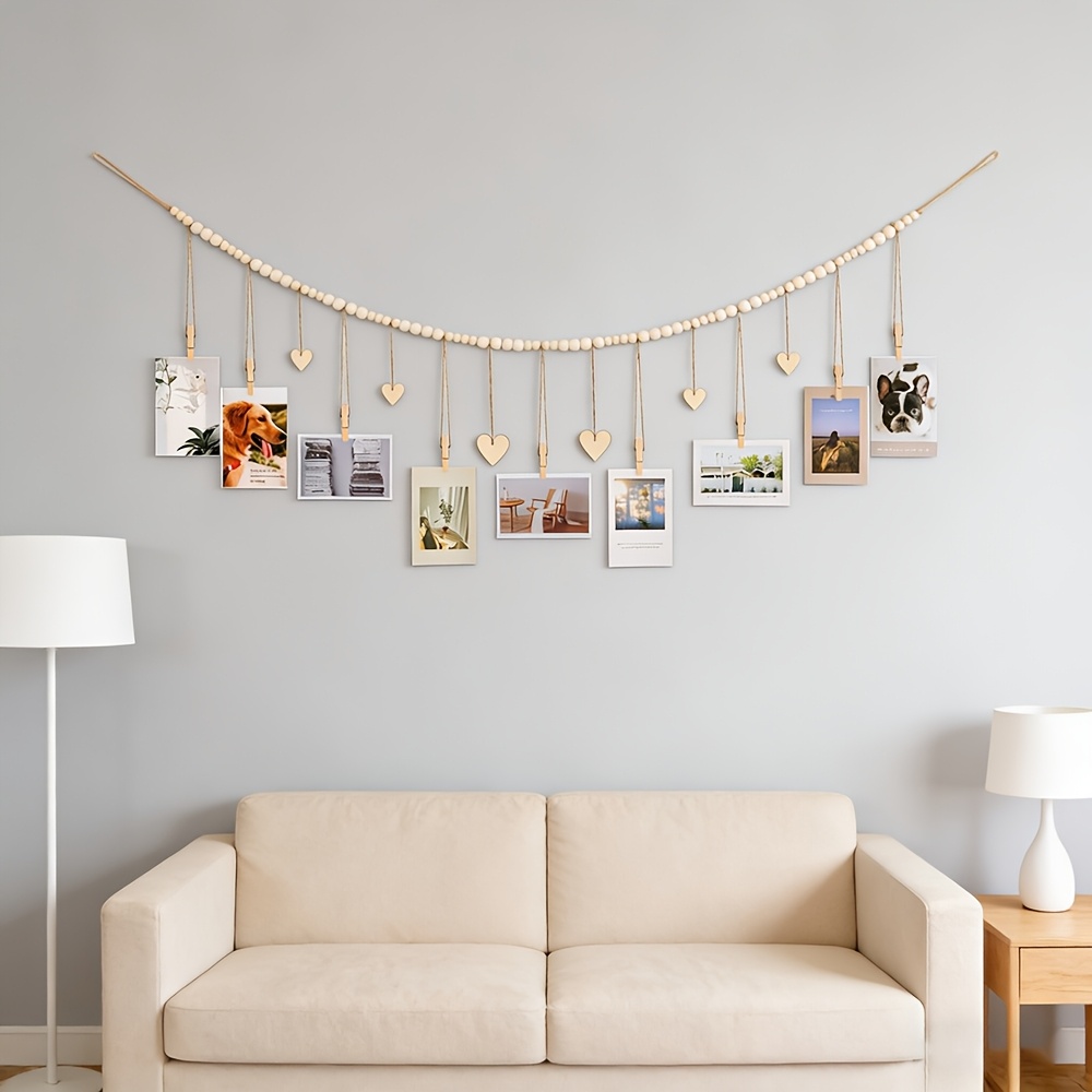 Hängende Foto-Display-Wanddeko – Frame Display Wood Bewertung und Preis