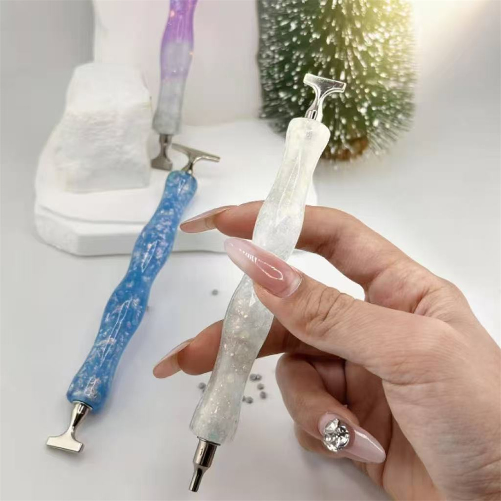 Neuer Wellenförmiger Harz-Diam – Embroidery Kit Starter Bewertung und Preis
