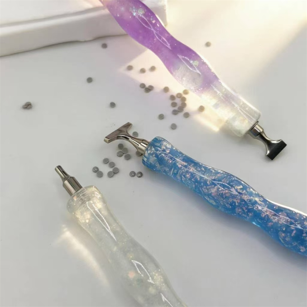 Neuer Wellenförmiger Harz-Diam – Embroidery Kit Starter Bewertung und Preis