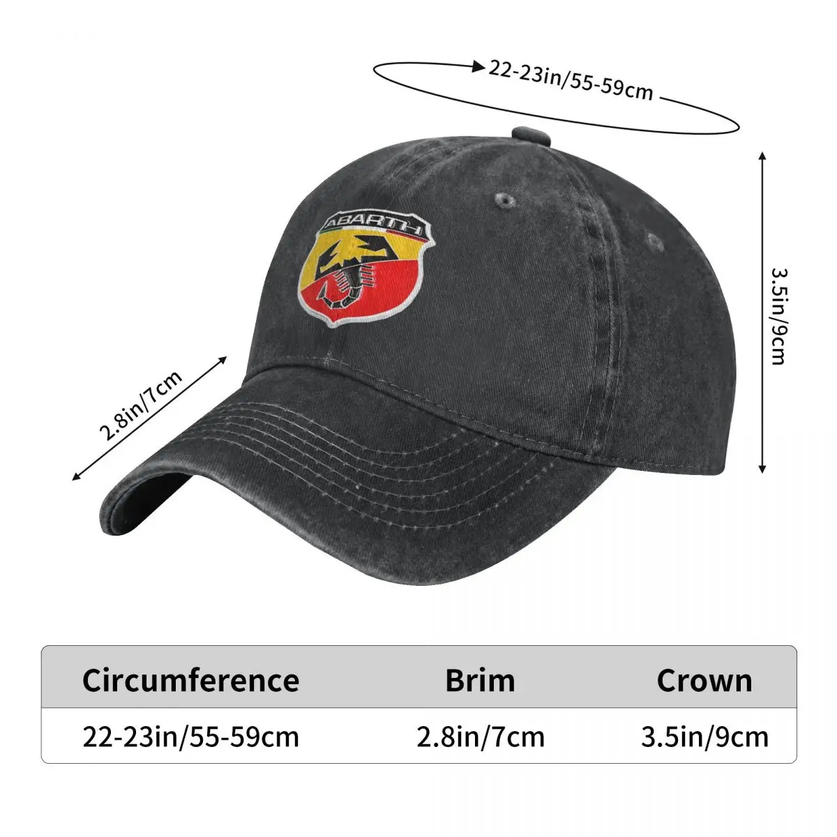 Abarth Scorpion Denim Baseball – Embroidery University Bewertung und Preis