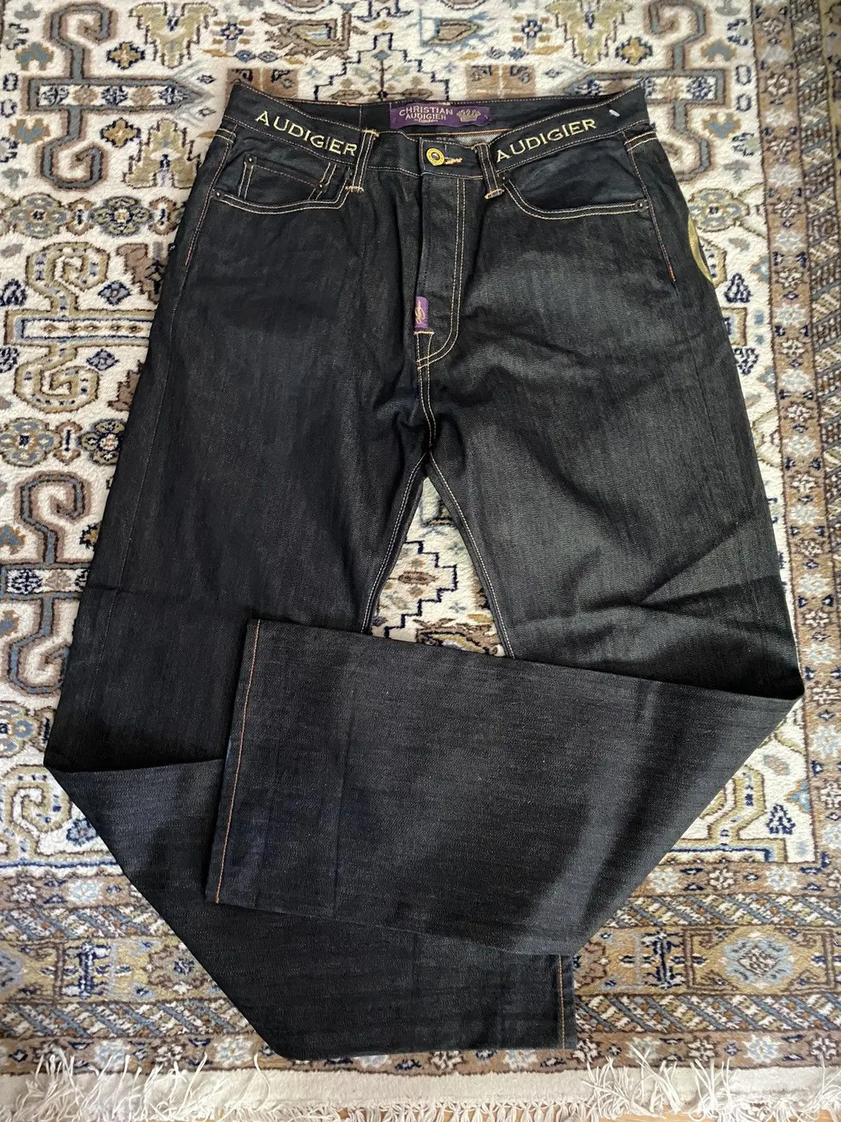 Y2k 2000er Jahre Freiheitsstat – Embroidery Jeans Sakura Bewertung und Preis