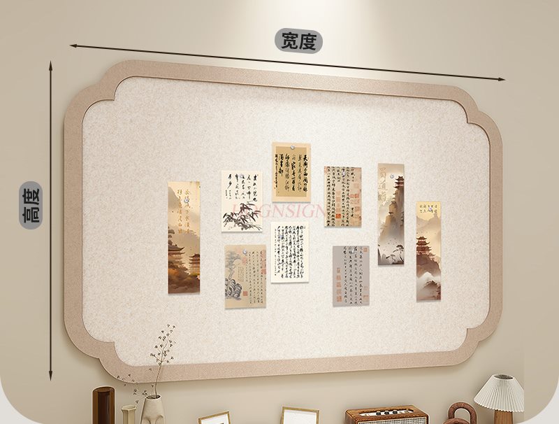 1 stücke Nationalen stil filz  – Frame Display Wood Bewertung und Preis