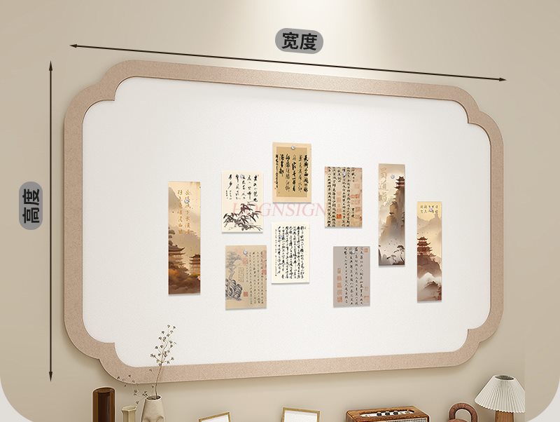 1 stücke Nationalen stil filz  – Frame Display Wood Bewertung und Preis