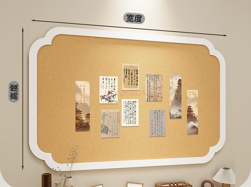 1 stücke Nationalen stil filz  – Frame Display Wood Bewertung und Preis