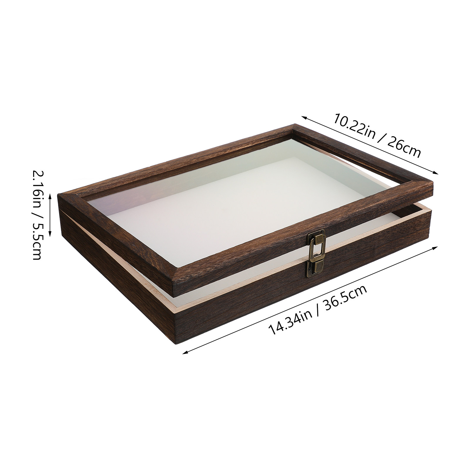 Exemplarrahmen-Gehäuse Hochwer – Frame Display Wood Bewertung und Preis