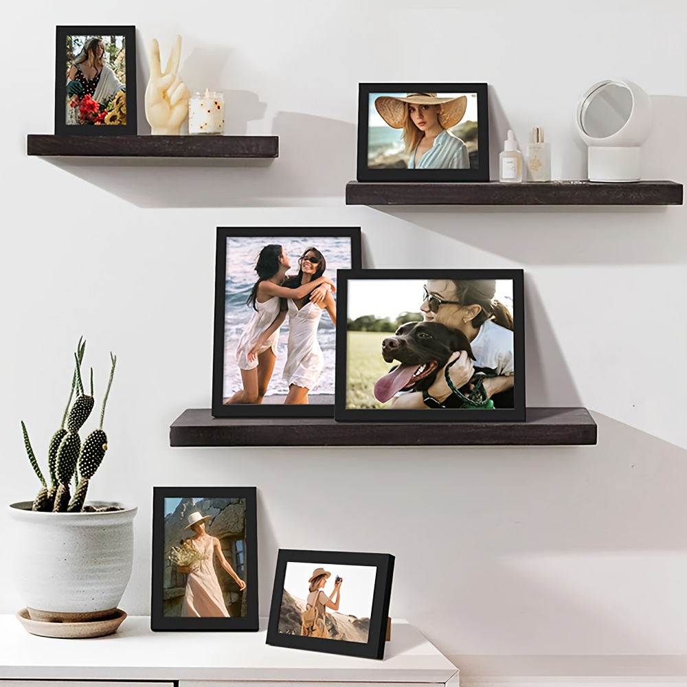 5-teiliges Set A4 schwarze Hol – Frame Display Wood Bewertung und Preis