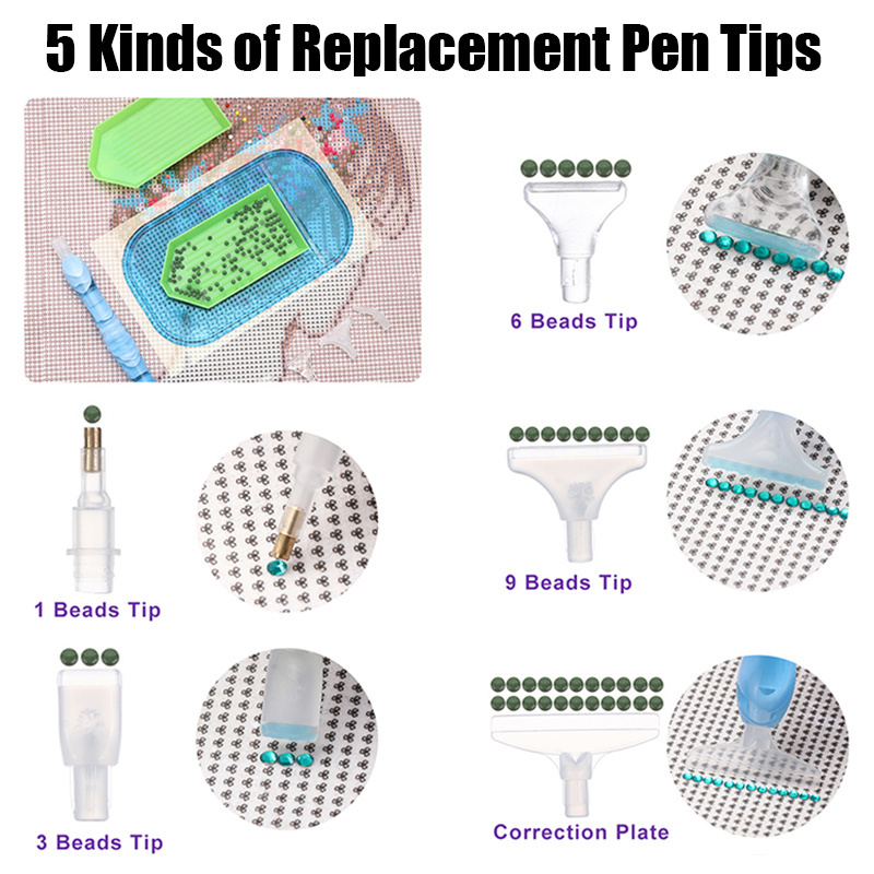 Farbiger Harz-Diamantmalstift  – Embroidery Kit Starter Bewertung und Preis