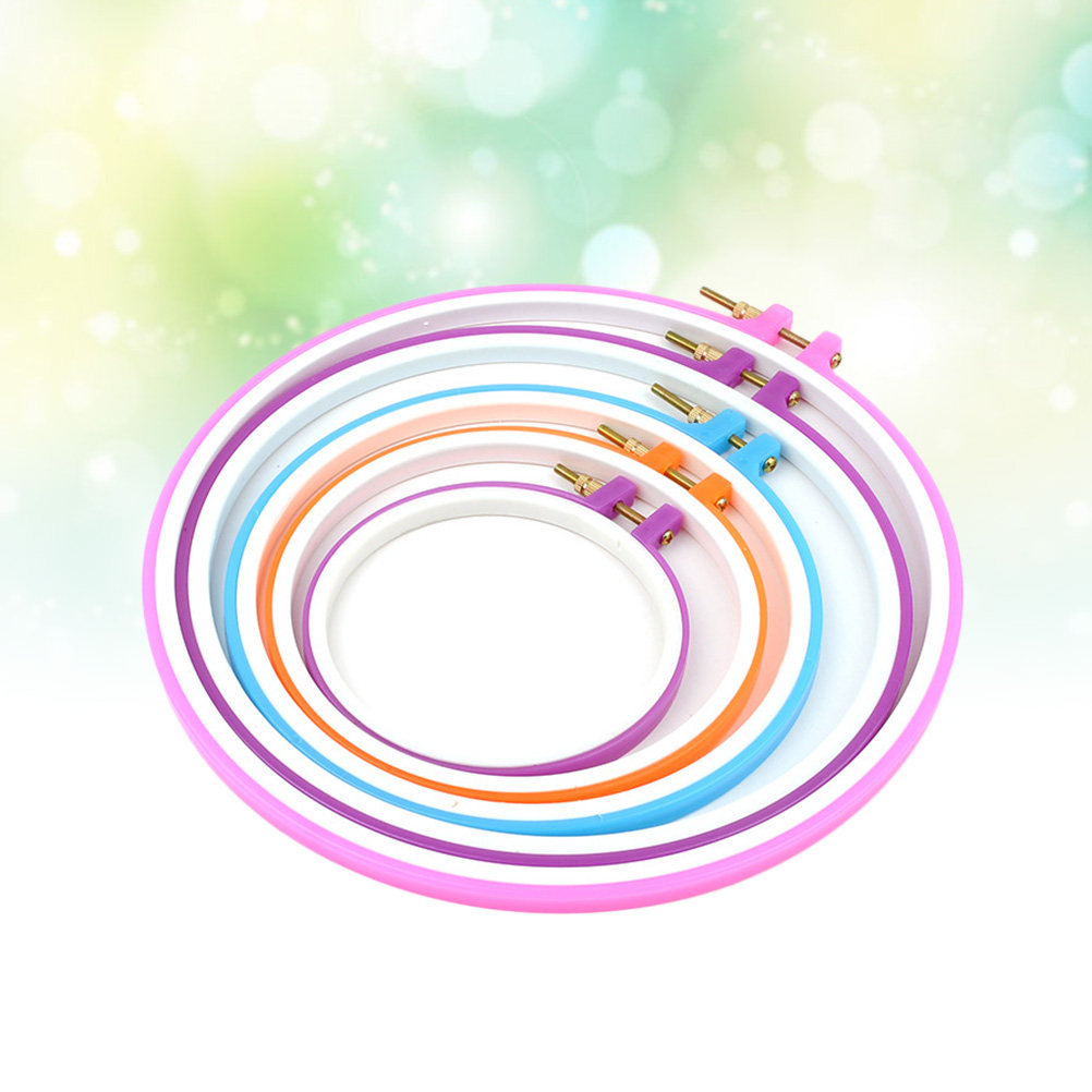 5-teiliges Kreuzstich-Rahmen-S – Embroidery Ring Sizes Bewertung und Preis